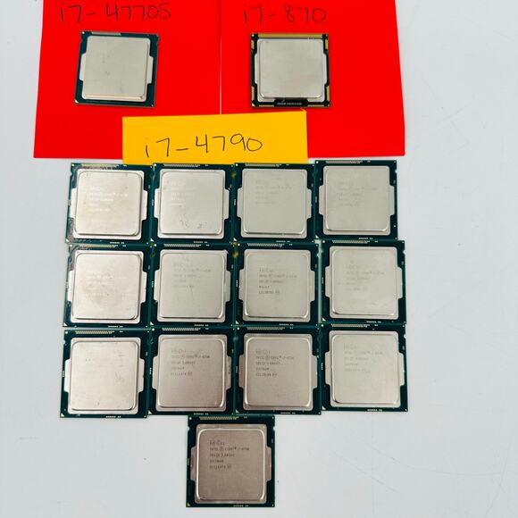 Intel Core i7 Mixed CPU Processor Lot i7-4790 (13) i7 870 (1) i7 4770S (1) - Picture 1 of 13